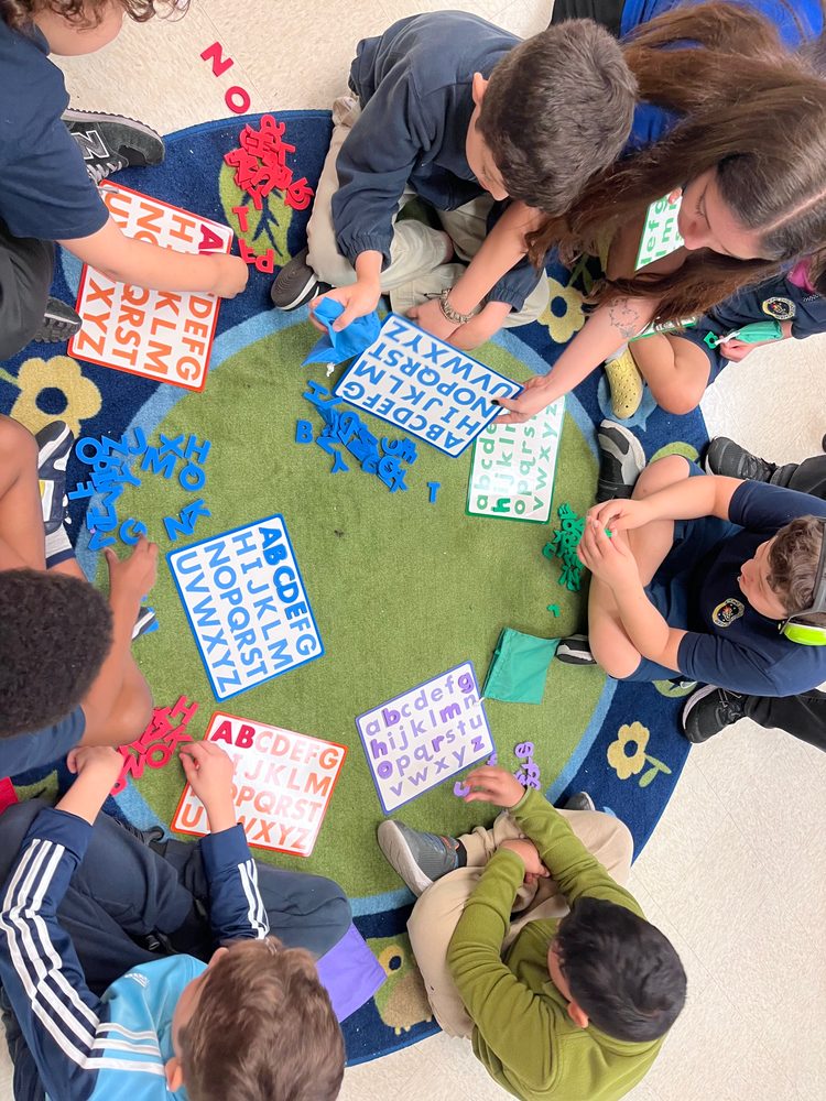 BEA students in a small-group learning activity