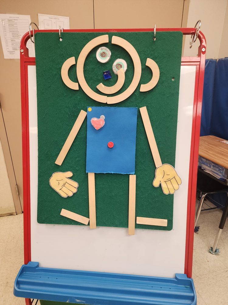 A rocket-themed bean-bag game at BEA